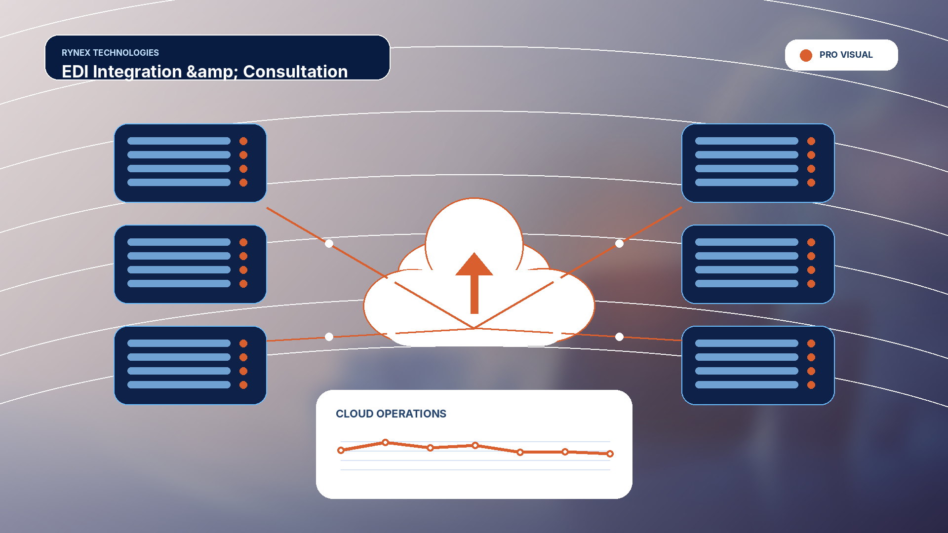 EDI Integration & Consultation – responsive 4K technology visual