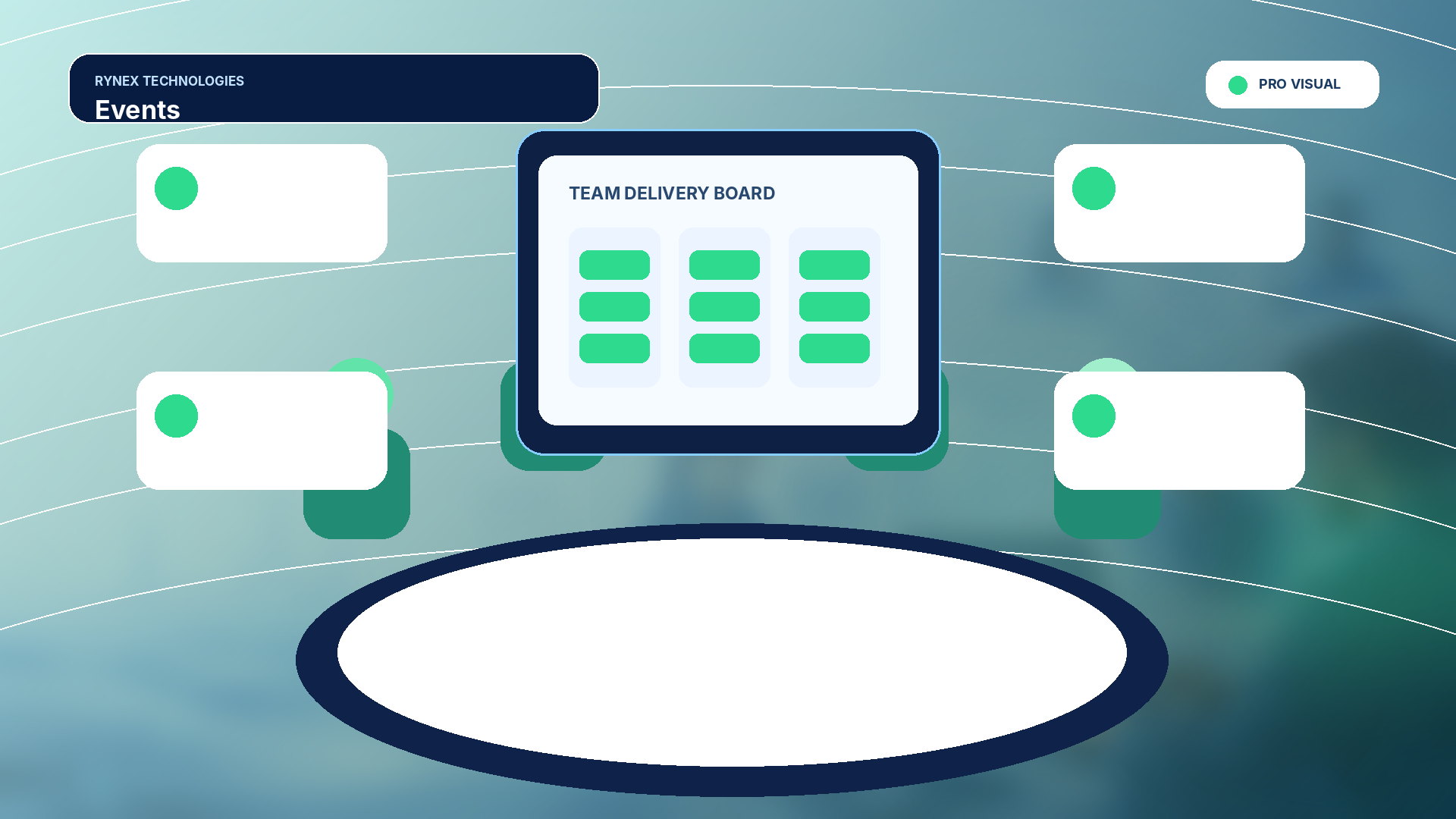 Events – responsive 4K technology visual