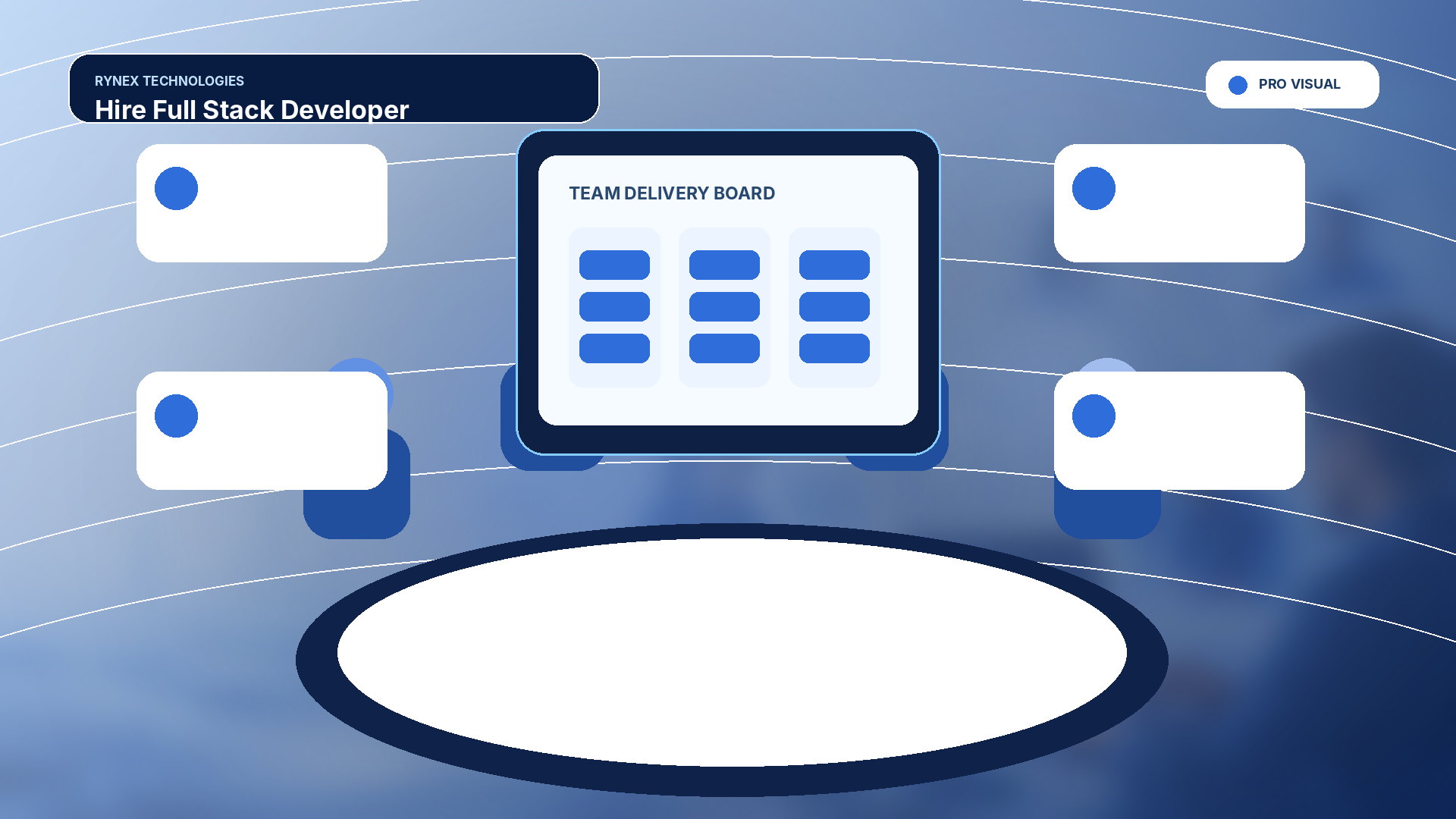 Hire Full Stack Developer – responsive 4K technology visual