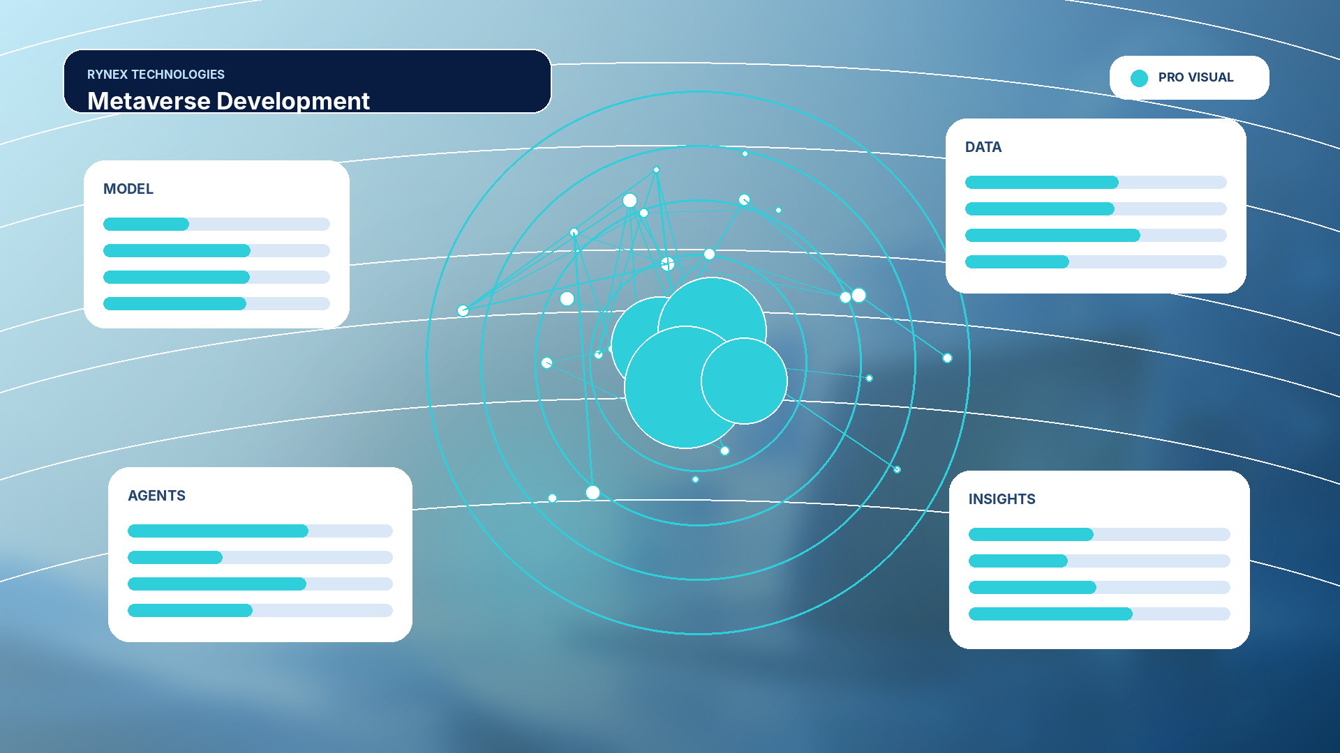 Metaverse Development – responsive 4K technology visual