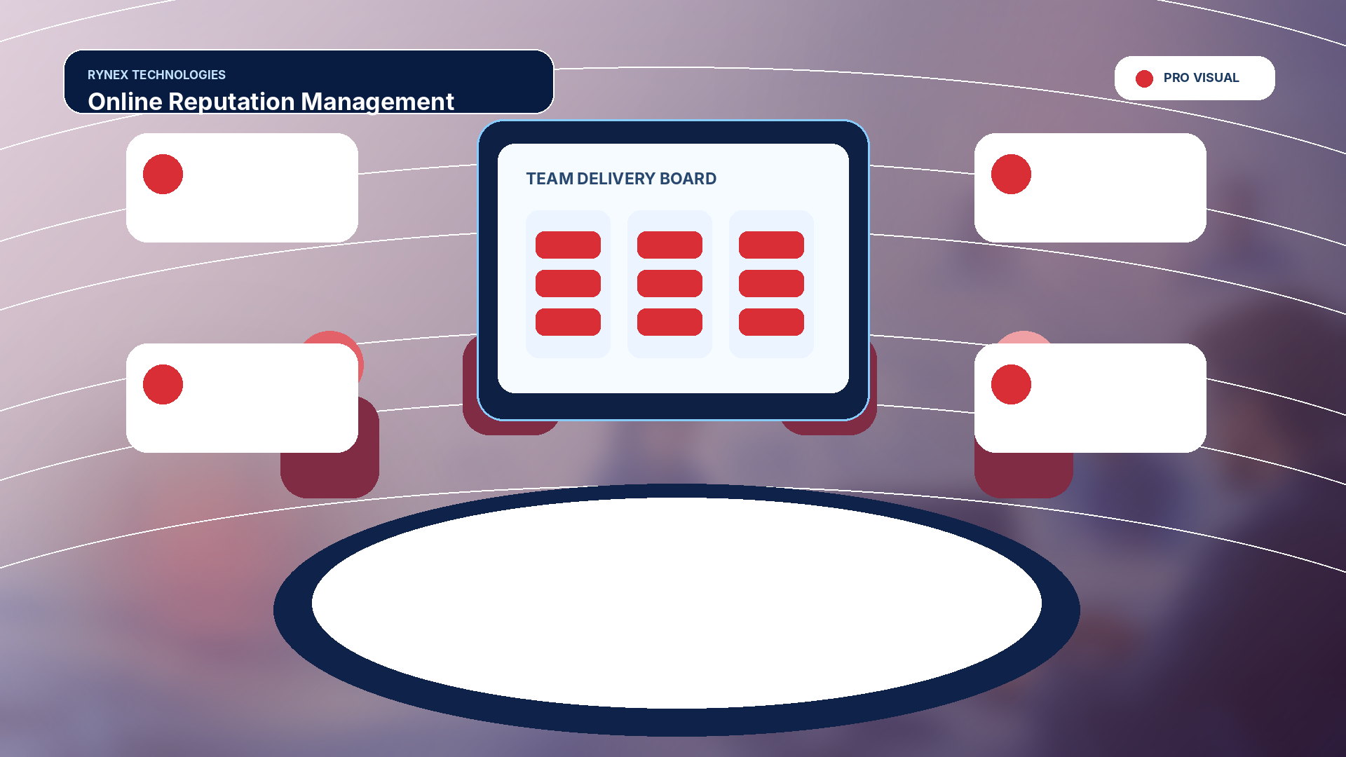 Online Reputation Management – responsive 4K technology visual