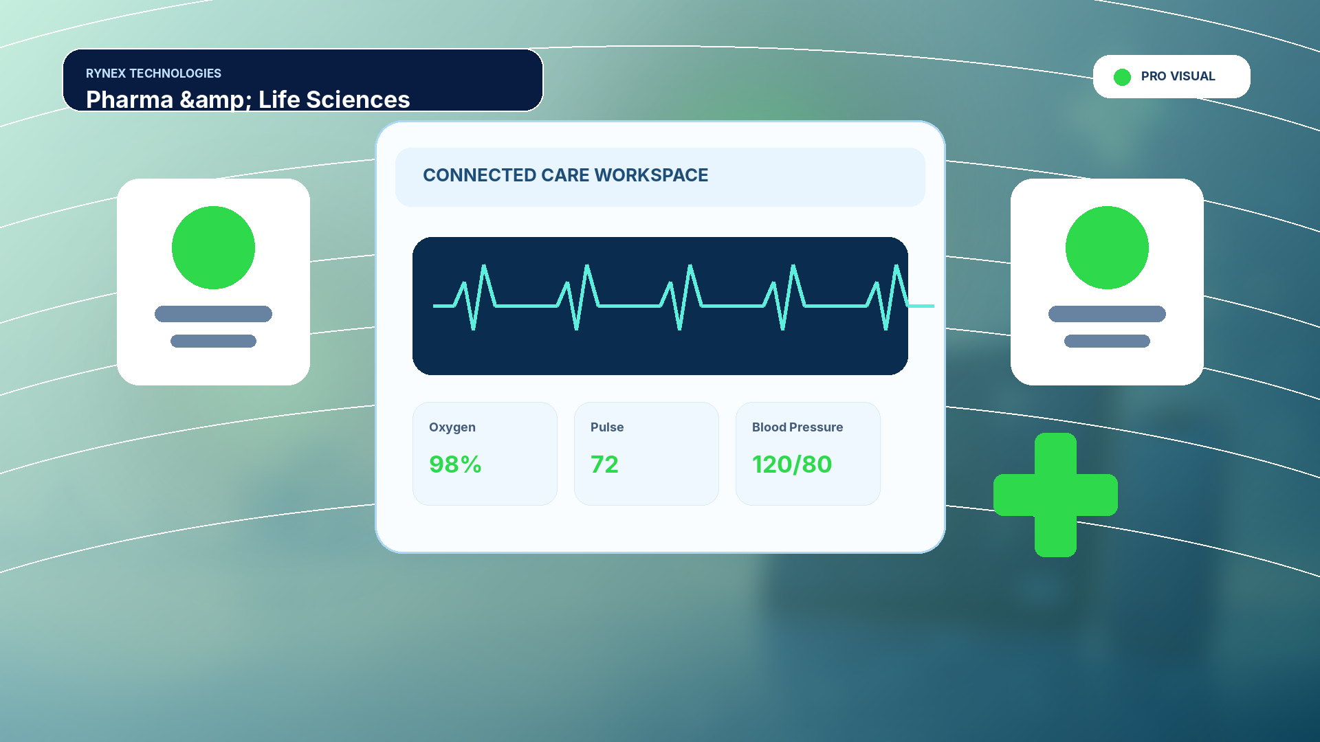 Pharma & Life Sciences – responsive 4K technology visual