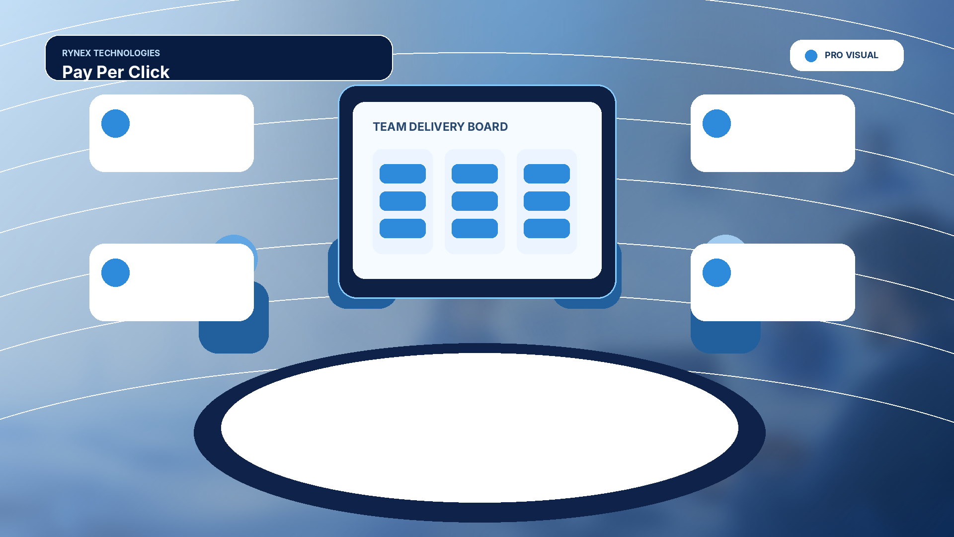 Pay Per Click – responsive 4K technology visual