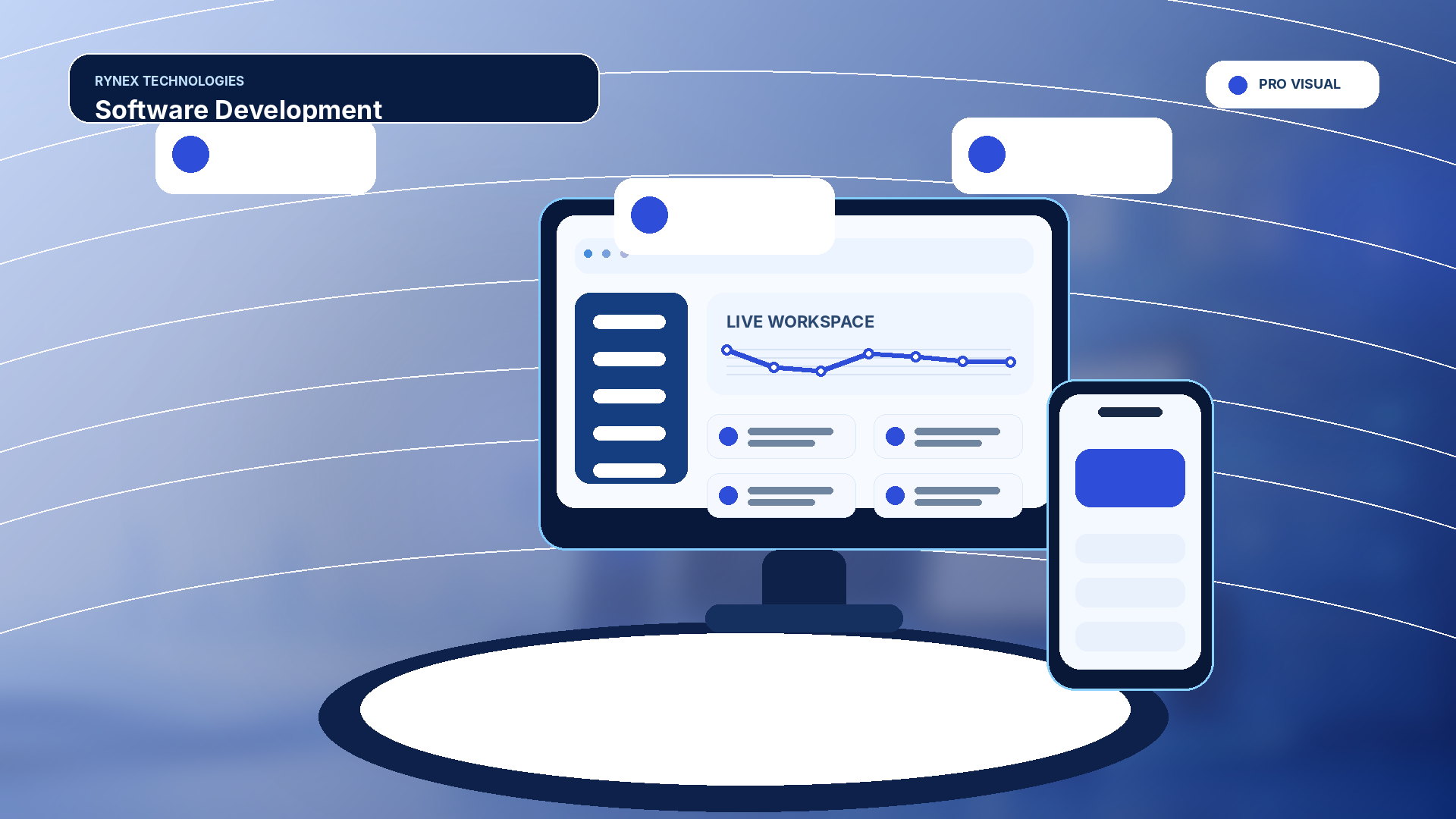 Software Development – responsive 4K technology visual
