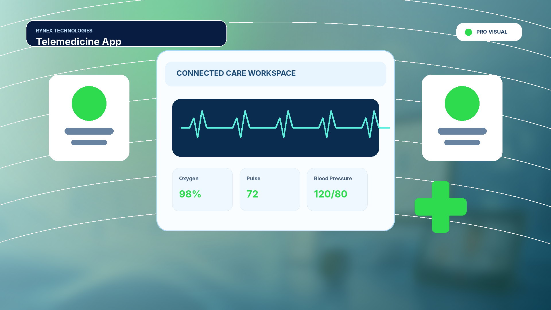 Telemedicine App – responsive 4K technology visual